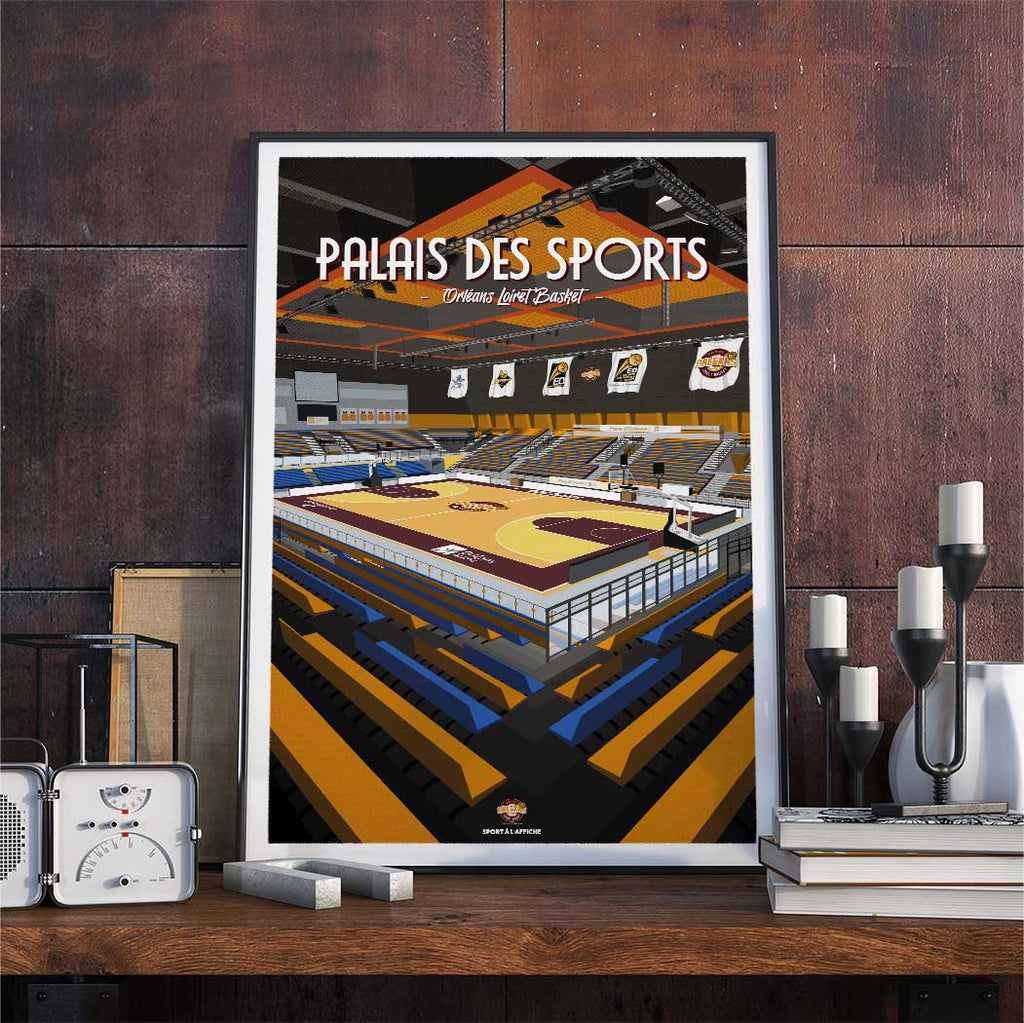 Affiche Orléans Loiret Basket - Palais des Sports