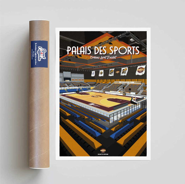 Affiche Orléans Loiret Basket - Palais des Sports