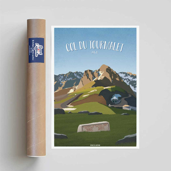 Affiche Cyclisme - Col du Tourmalet