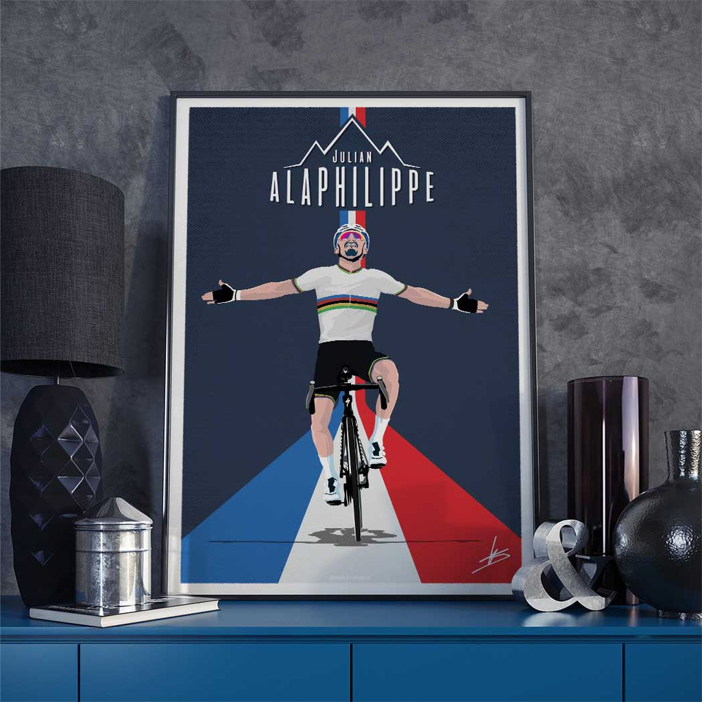 Affiche Julian Alaphilippe - Champion du Monde