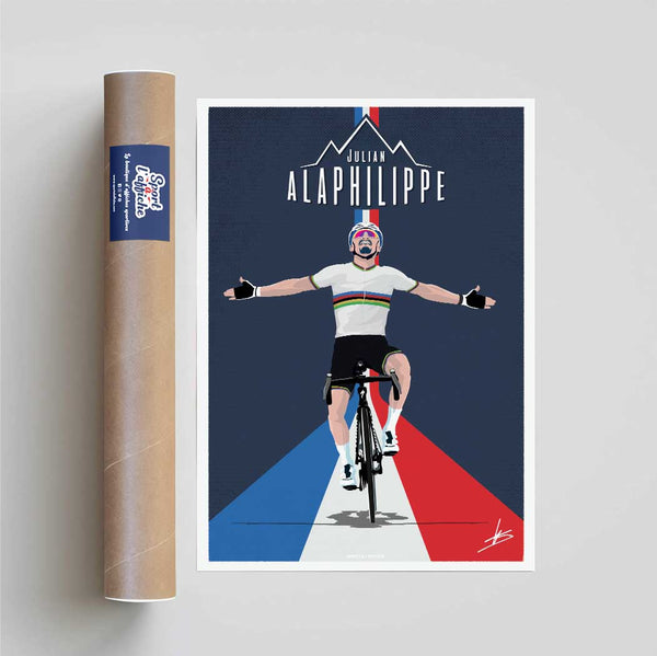 Affiche Julian Alaphilippe - Champion du Monde