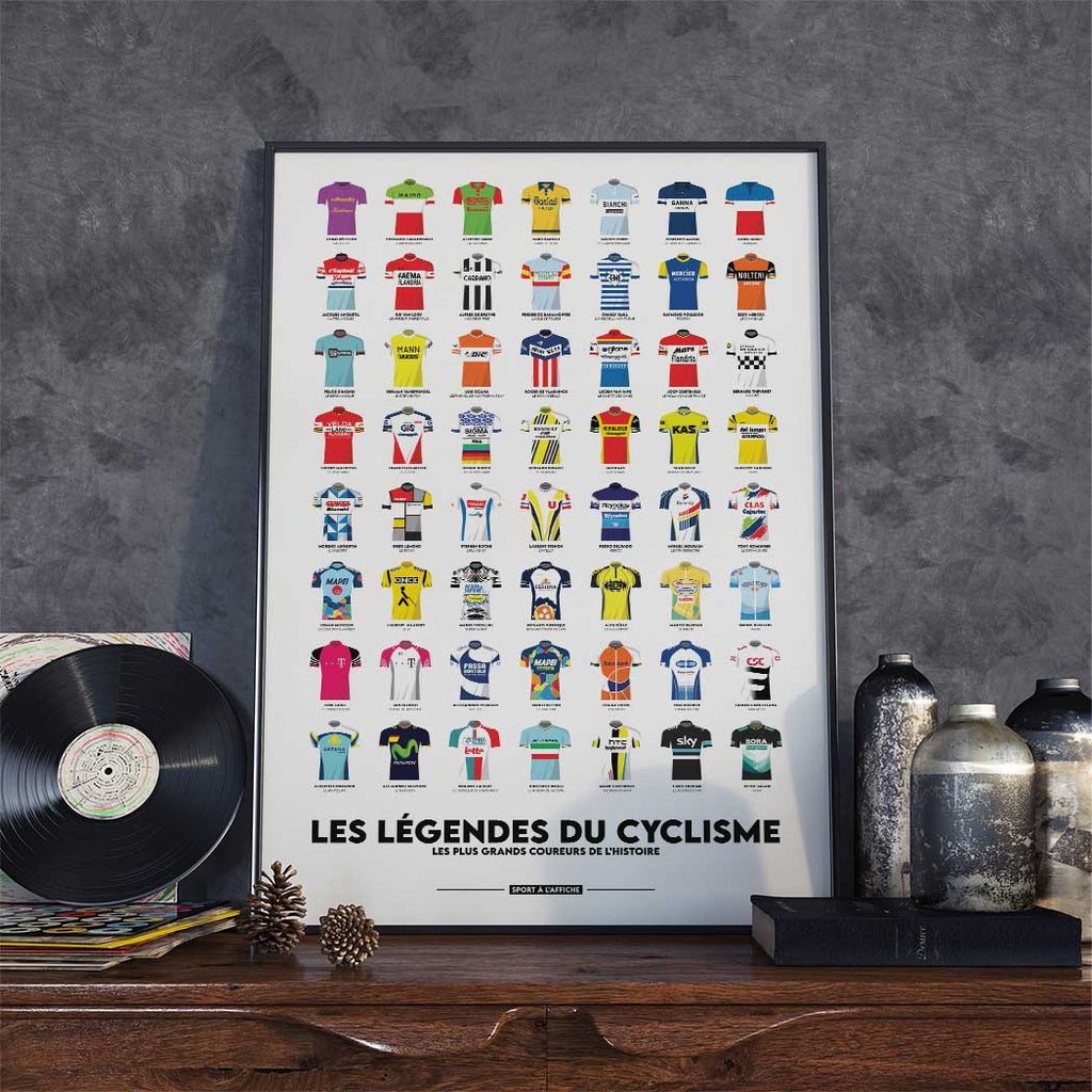 Affiche Cyclisme - Les Légendes du cyclisme