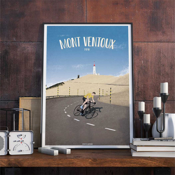 Affiche Cyclisme - Mont Ventoux