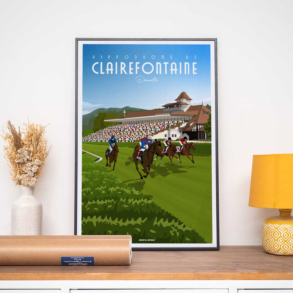 Affiche Hippodrome - Deauville-Clairefontaine