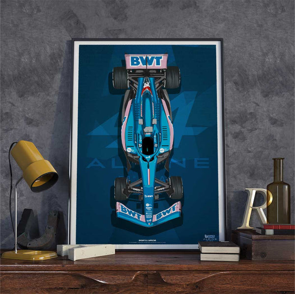 Affiche BWT Alpine F1 Team 2022 - A522 Reveal