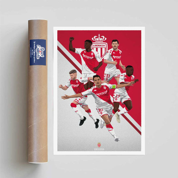 Affiche AS Monaco - Les Princes