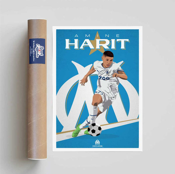 Affiche OM - Amine Harit