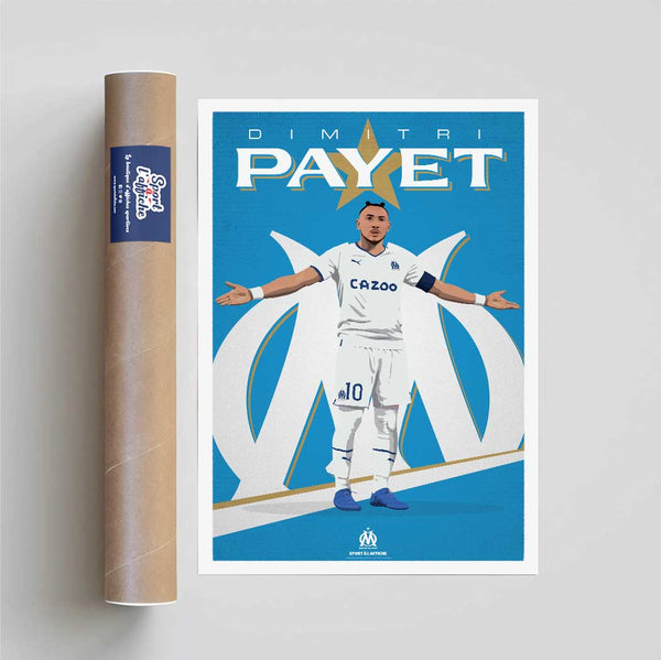 Affiche OM - Dimitri Payet