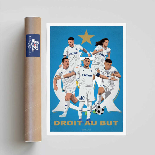 Affiche OM - Les Olympiens