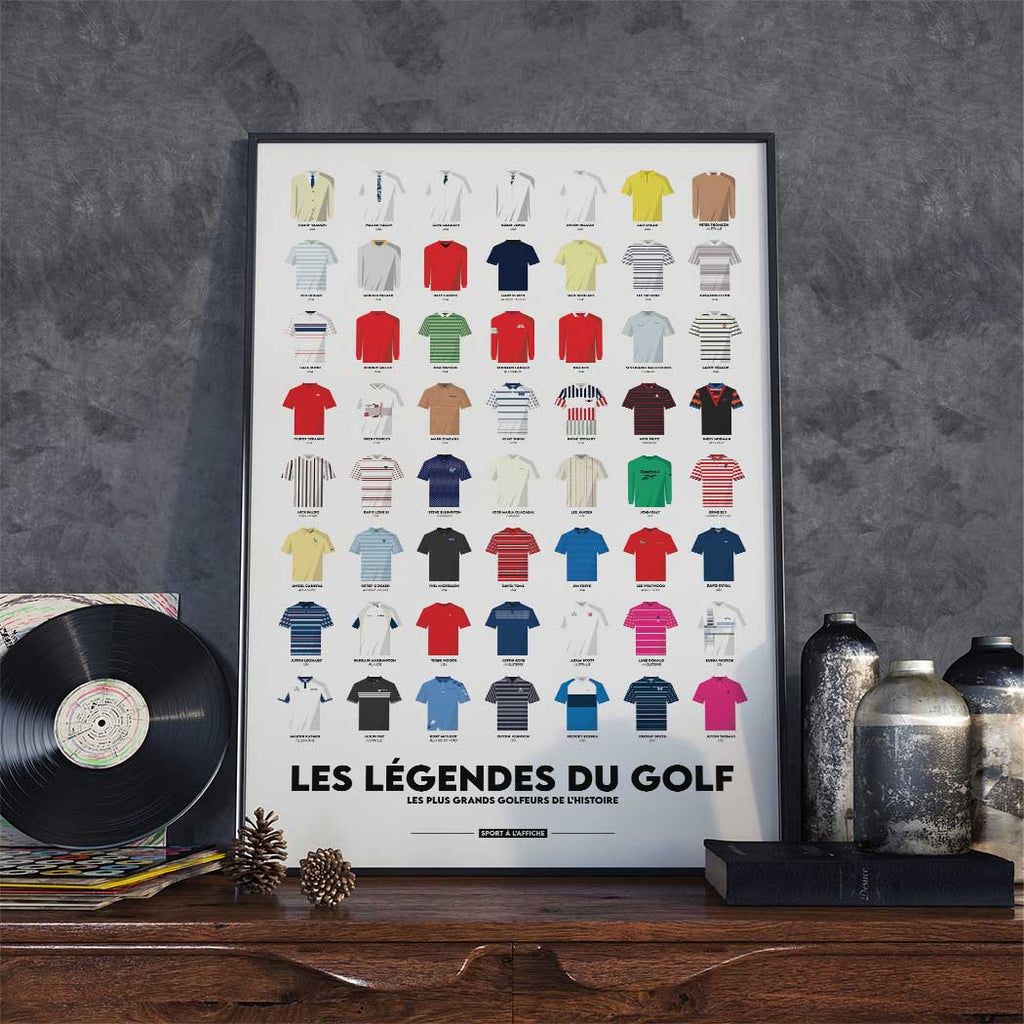 Affiche Golf - Les Légendes du golf