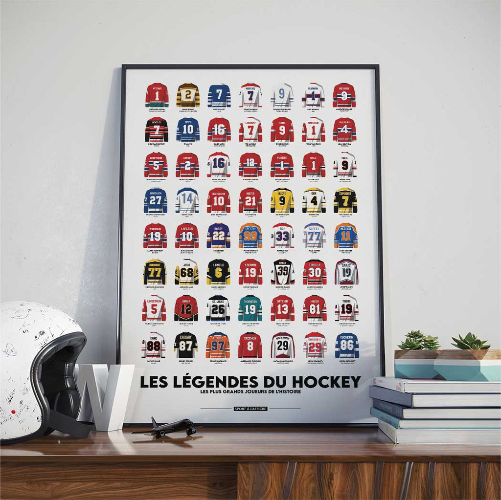 Affiche Hockey - Les Légendes du Hockey