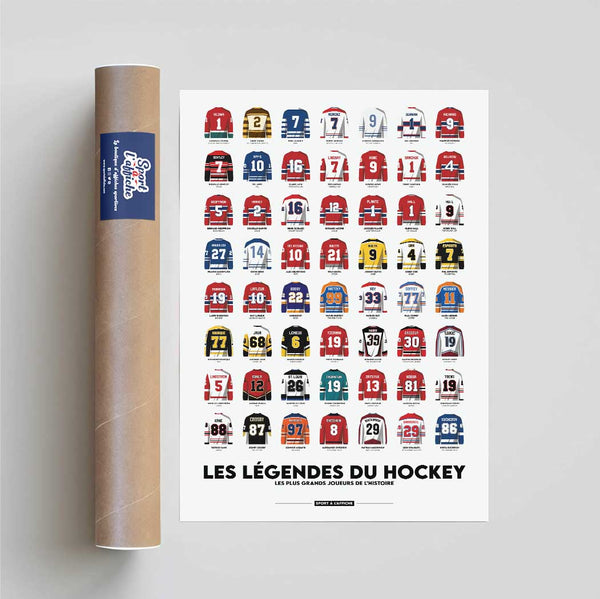 Affiche Hockey - Les Légendes du Hockey