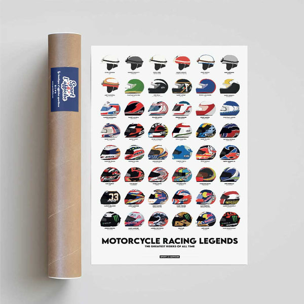 Affiche Moto - Les Légendes de la Moto