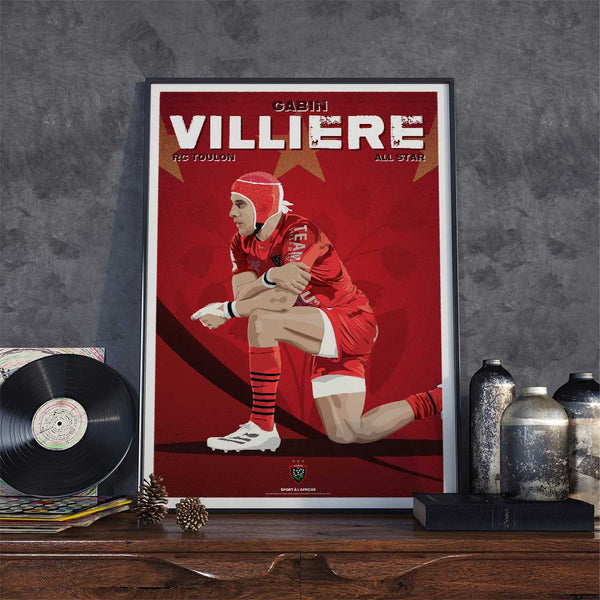 Affiche RC Toulon - Gabin Villière