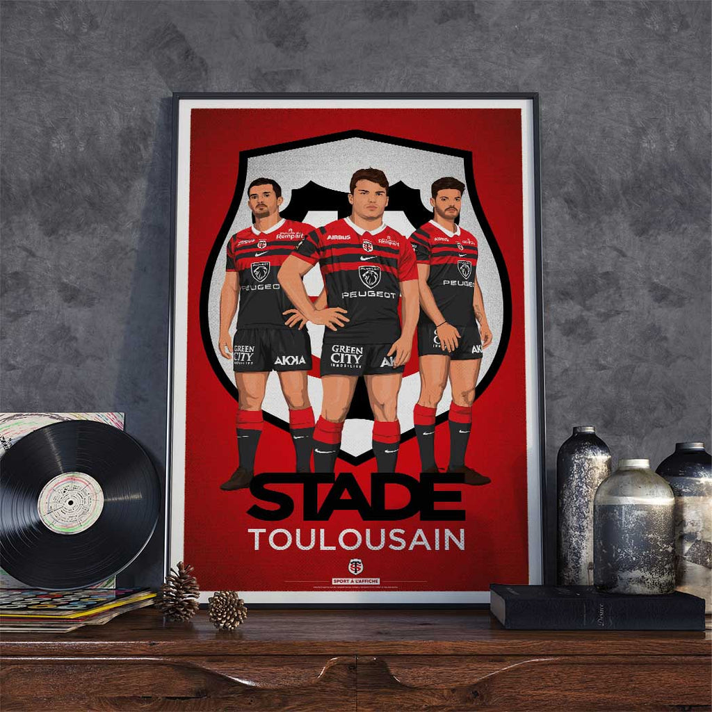 Affiche Stade Toulousain - Les Rouge et Noir