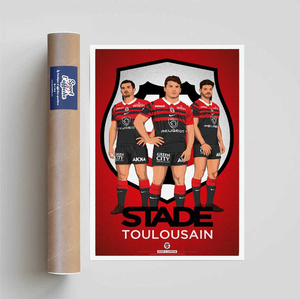 Affiche Stade Toulousain - Les Rouge et Noir