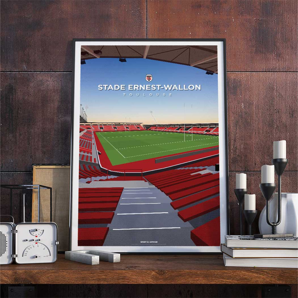 Affiche Stade Toulousain - Stade Ernest-Wallon