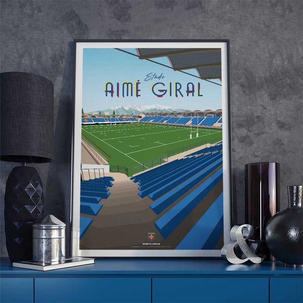 Affiche USAP - Stade Aimé Giral