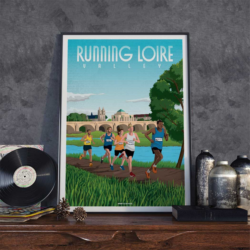 Affiche Running - Running Loire Valley