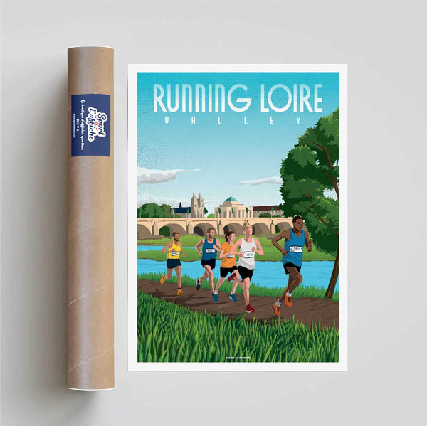 Affiche Running - Running Loire Valley