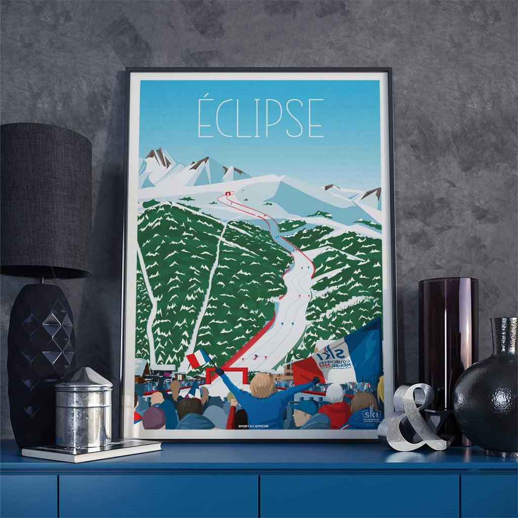 Affiche Courchevel-Méribel 2023 - Eclipse