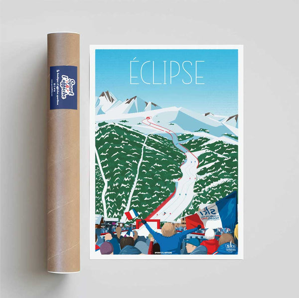 Affiche Courchevel-Méribel 2023 - Eclipse