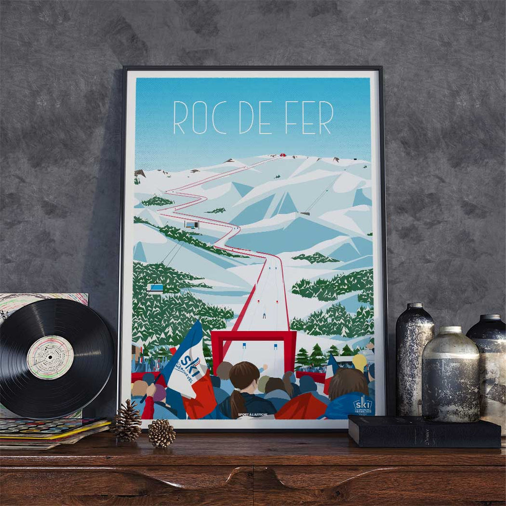 Affiche Courchevel-Méribel 2023 - Roc de Fer