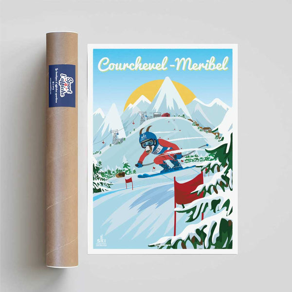 Affiche Courchevel-Méribel 2023 - Toya