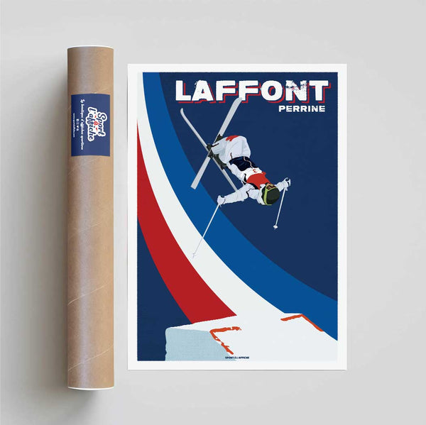 Affiche Ski - Perrine Laffont