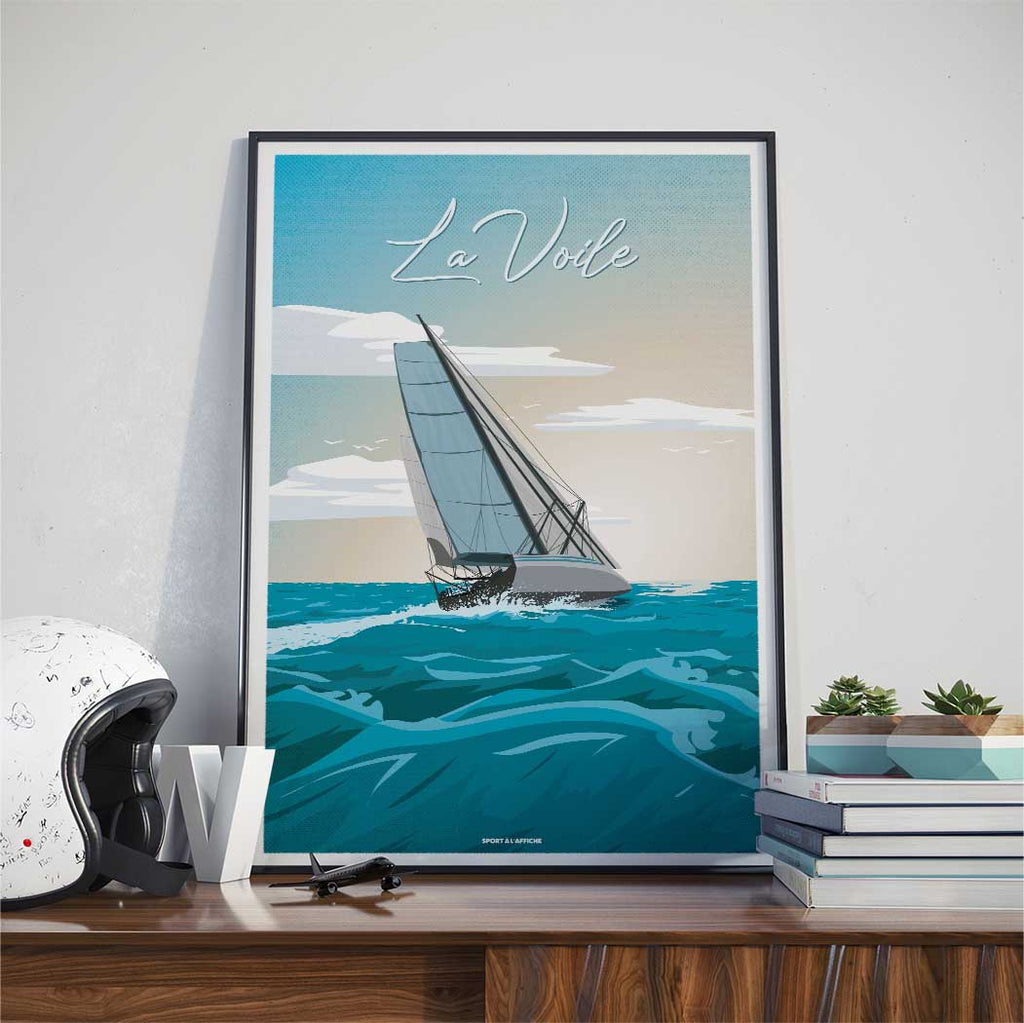 Affiche Sports Nautiques - Voile