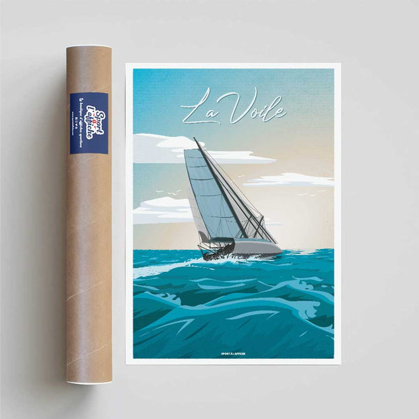 Affiche Sports Nautiques - Voile