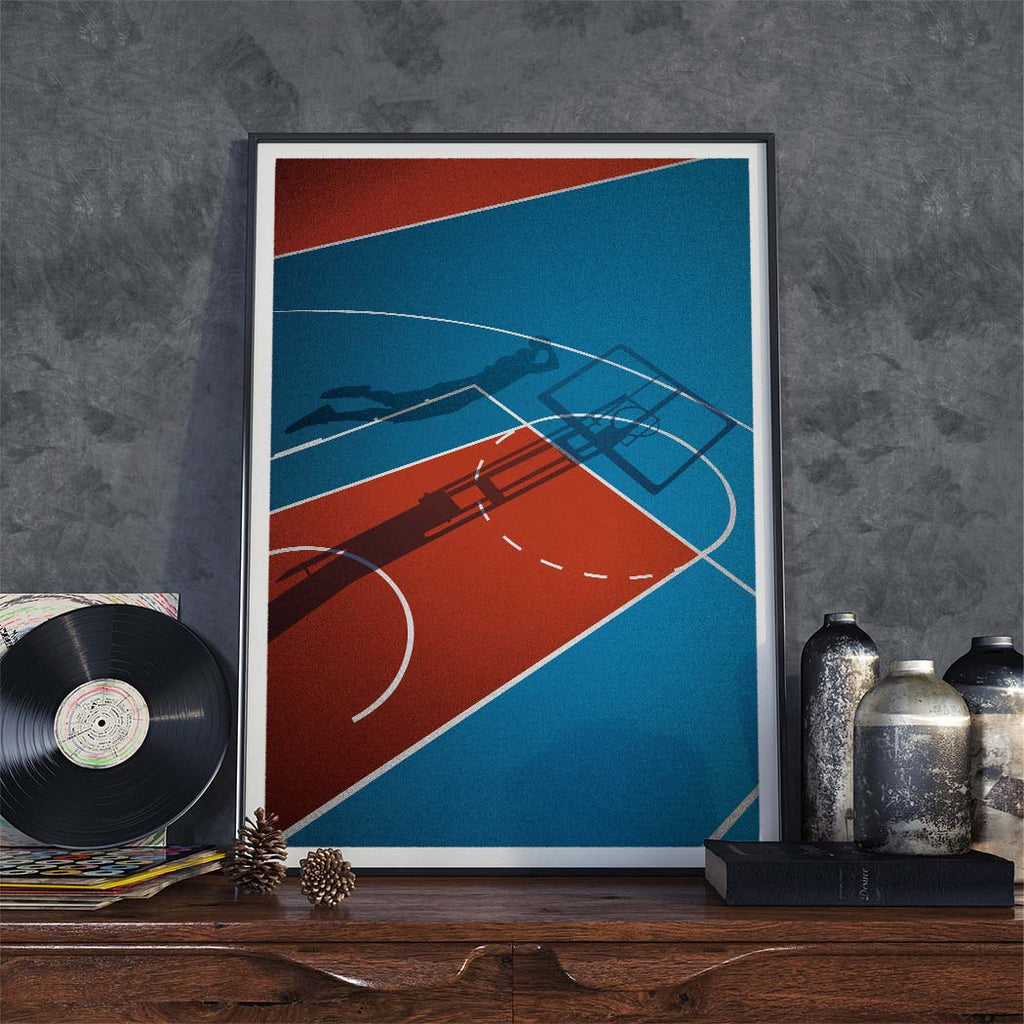 Affiche Basket - Illustration Playground