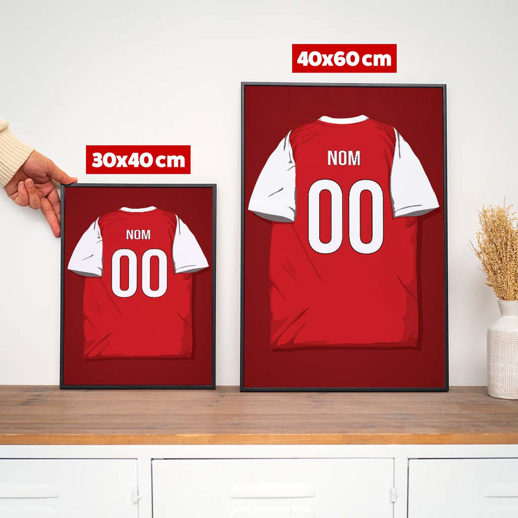 Maillot De Football Personnalisé - Ensemble T-Shirt, Short, Chaussettes Avec Nom Et Numéro - Pour Hommes Et Garçons