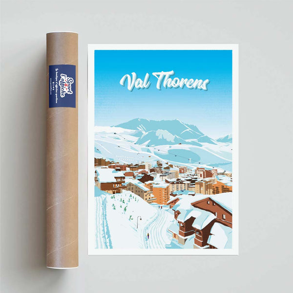 Affiche Val Thorens - Station