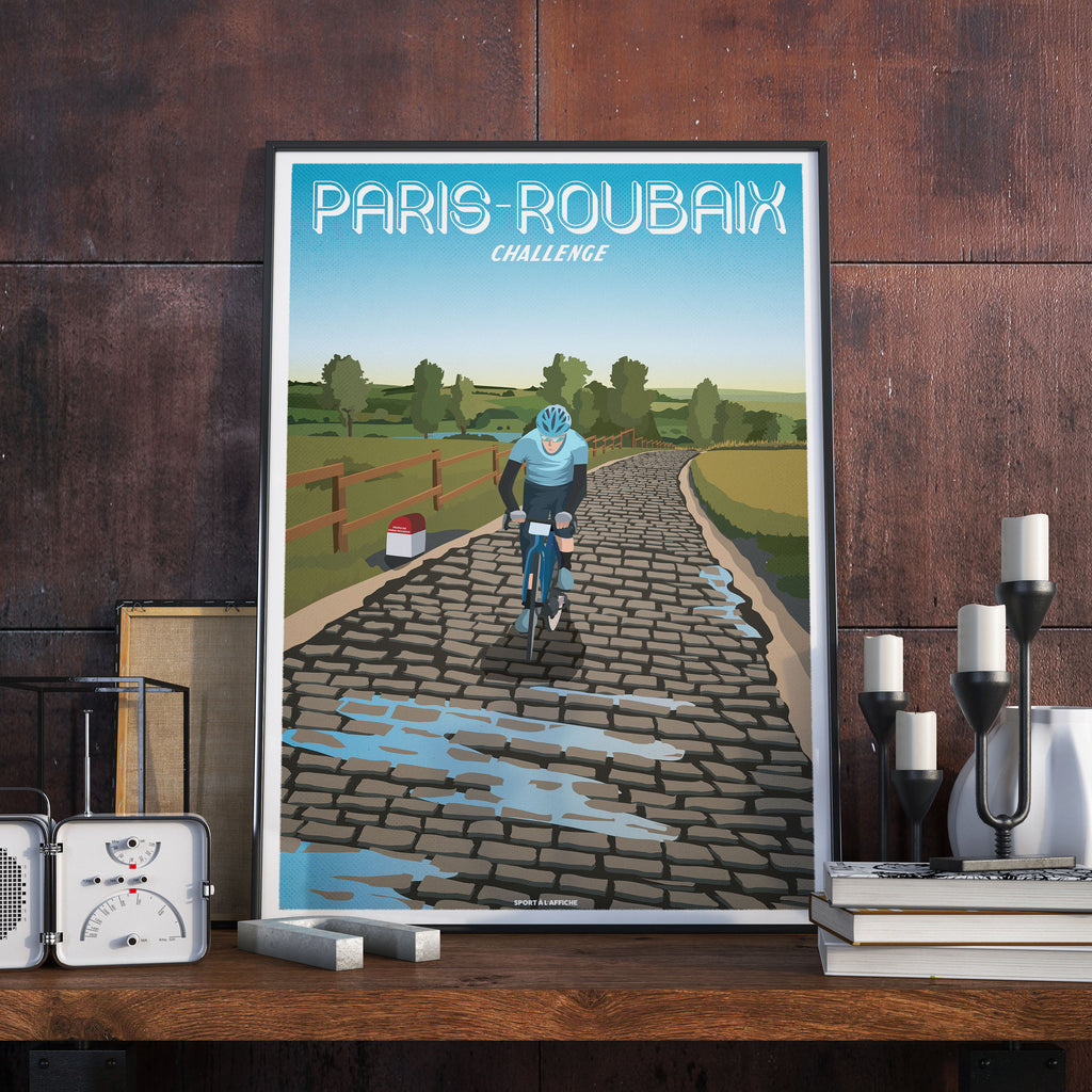 Affiche Cyclisme - Paris-Roubaix Challenge