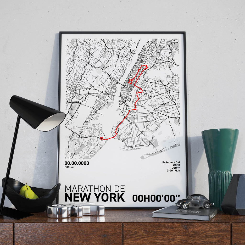 Affiche Running - Marathon de New-York