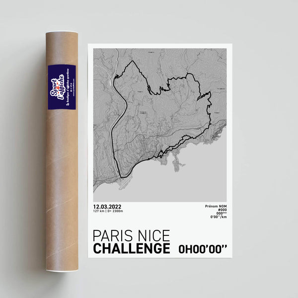 Affiche Cyclisme - Paris-Nice Challenge