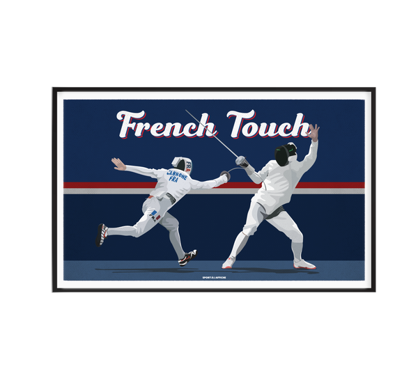 Affiche Escrime - French Touch