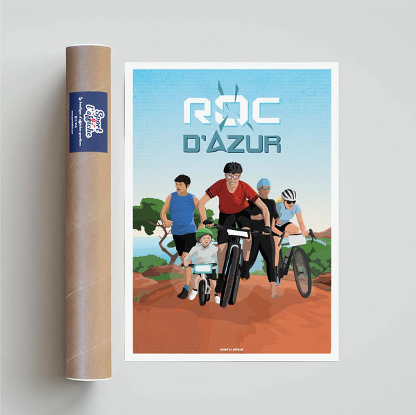 Affiche Cyclisme - Roc d'Azur 2023