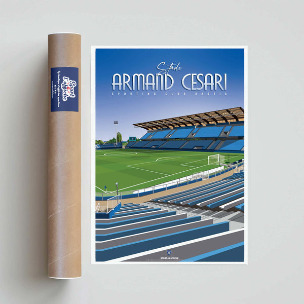 Affiche SC Bastia - Stade Armand Cesari